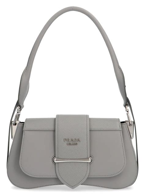 gray prada bag|grey prada handbags sale.